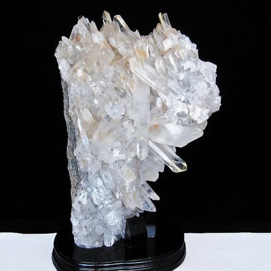 19.4Kg 水晶 クラスター マダガスカル産 台座付属 水晶 原石 レムリアンシード 192-793