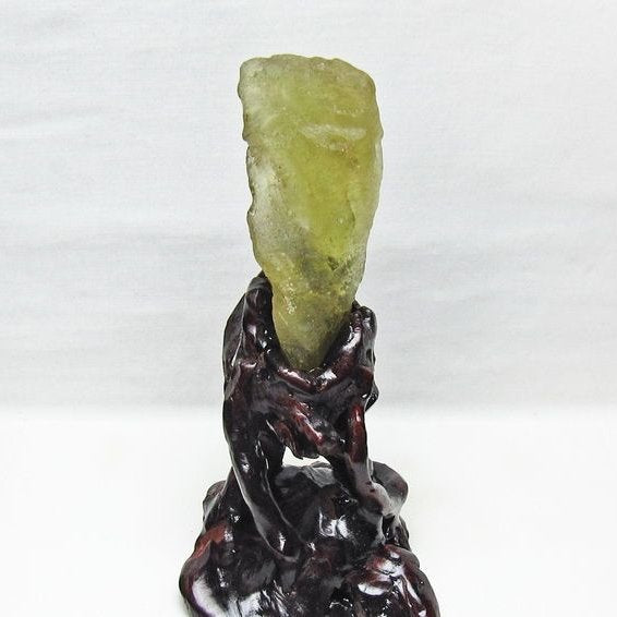 リビアングラス 原石 台座付属 一点物 199-960