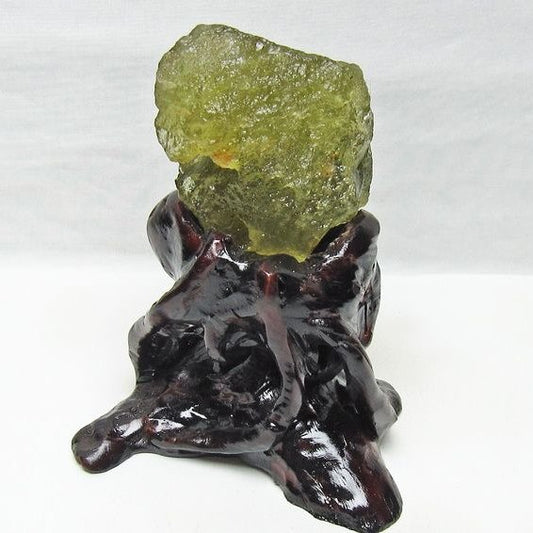 リビアングラス 原石 台座付属 一点物 199-968