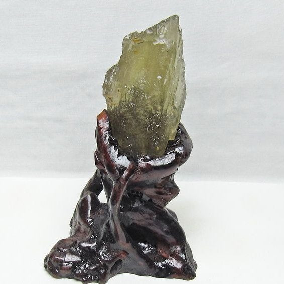 リビアングラス 原石 台座付属 一点物 199-974