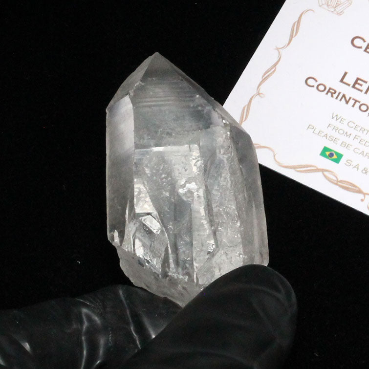 レムリアンシード 水晶 原石 ブラジル ミナスジェライス州 コリント産 レムリアンシードクリスタル 一点物 271-203
