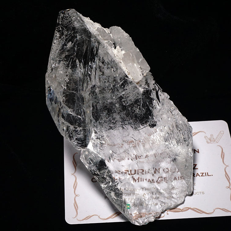 レムリアンシード 水晶 原石 ブラジル ミナスジェライス州 コリント産 レムリアンシードクリスタル 一点物  271-236