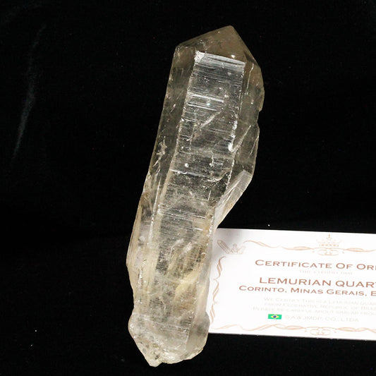 レムリアンシード 水晶 原石 ブラジル ミナスジェライス州 コリント産 証明書付属 一点物 271-300