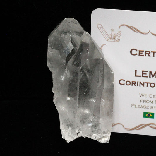 レムリアンシード 水晶 原石 カテドラルライブラリー ブラジル ミナスジェライス州 コリント産 証明書付属 一点物 271-302