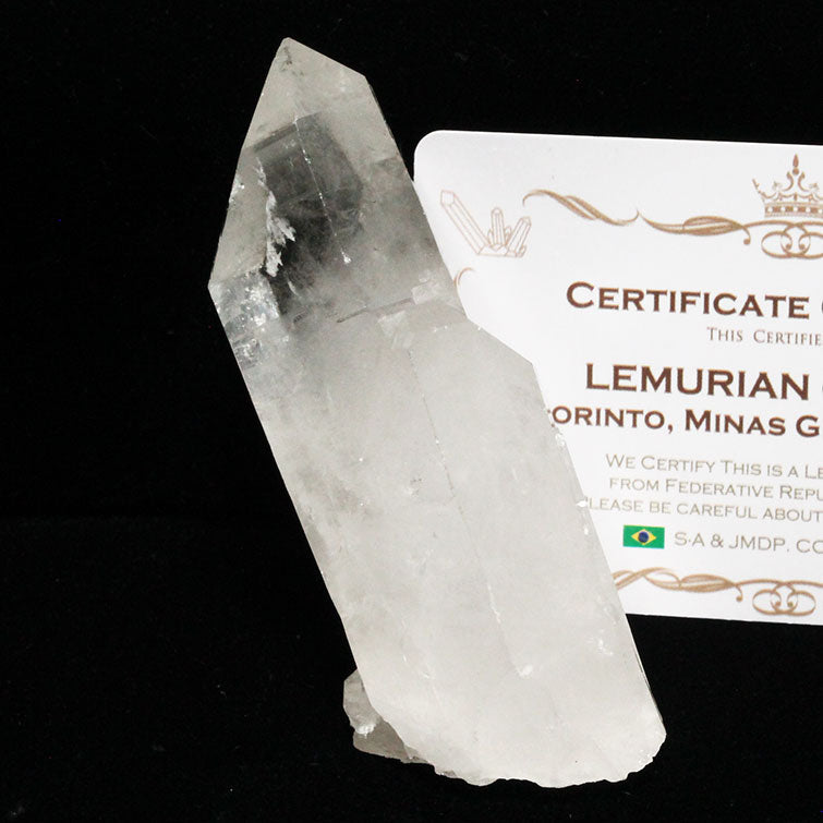 レムリアンシード 水晶 原石 カテドラルライブラリー ブラジル ミナスジェライス州 コリント産 証明書付属 一点物 271-303