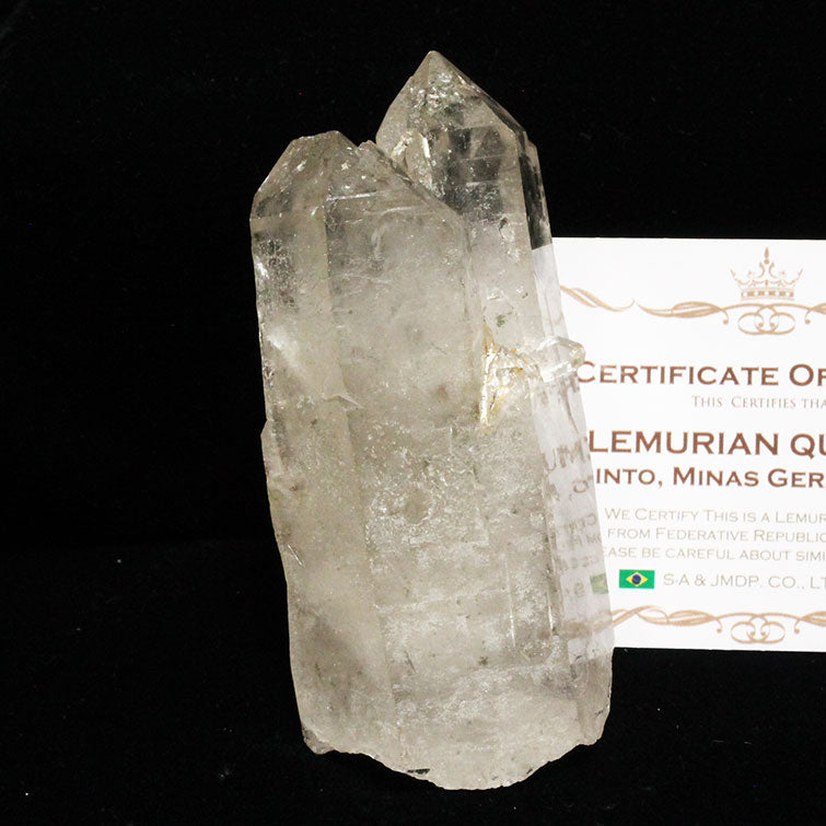 レムリアンシード 水晶 原石 カテドラルライブラリー ブラジル ミナスジェライス州 コリント産 証明書付属 一点物 271-304