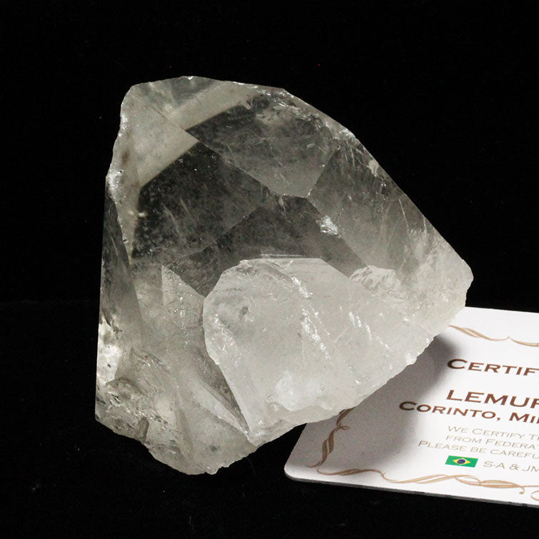 レムリアンシード 水晶 原石 ブラジル ミナスジェライス州 コリント産 セルフヒールド 証明書付属 一点物 271-310