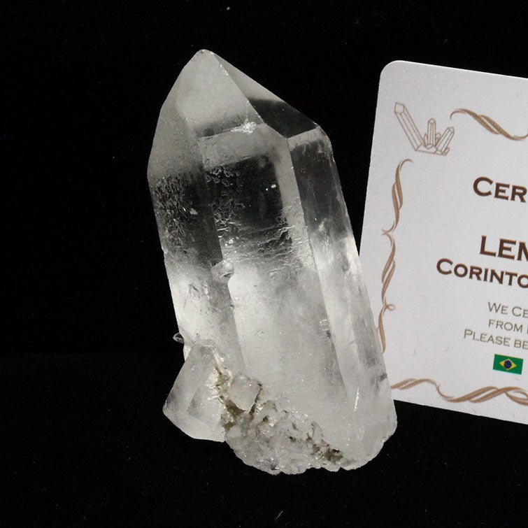 レムリアンシード 水晶 原石 ブラジル ミナスジェライス州 コリント産 セルフヒールド 証明書付属 一点物 271-311