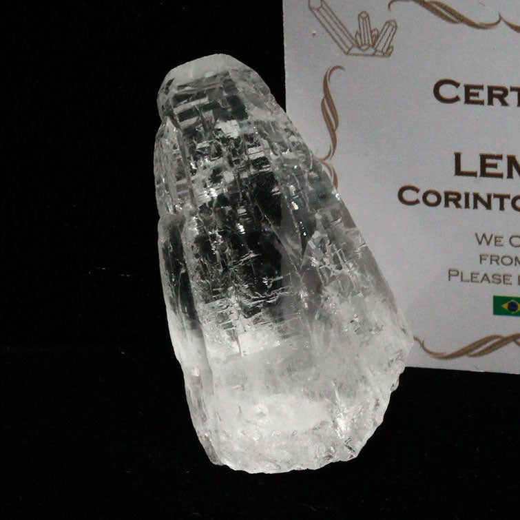 レムリアンシード 水晶 原石 ブラジル ミナスジェライス州 コリント産 証明書付属 一点物 271-320