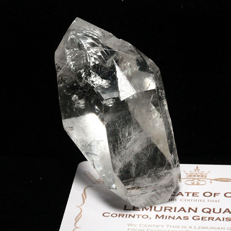 レムリアンシード 水晶 原石 ブラジル ミナスジェライス州 コリント産 証明書付属 一点物 271-321