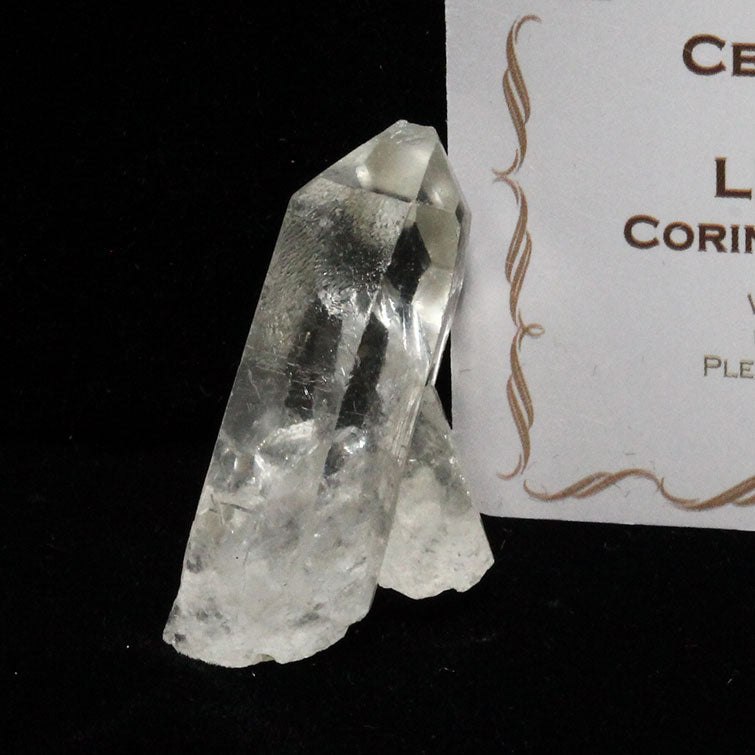 レムリアンシード 水晶 原石 ブラジル ミナスジェライス州 コリント産 クォーツインクォーツ 証明書付属 一点物 271-325