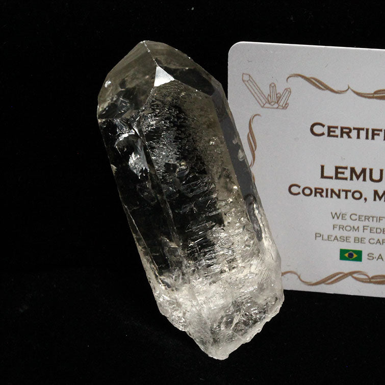レムリアンシード 水晶 原石 ブラジル ミナスジェライス州 コリント産 証明書付属 一点物 271-327