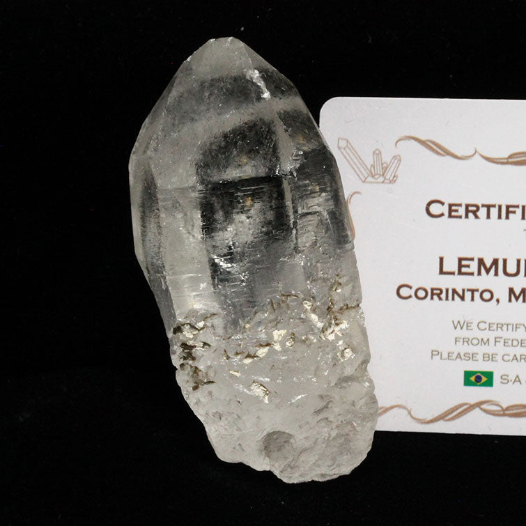 レムリアンシード 水晶 原石 ブラジル ミナスジェライス州 コリント産 証明書付属 一点物 271-328