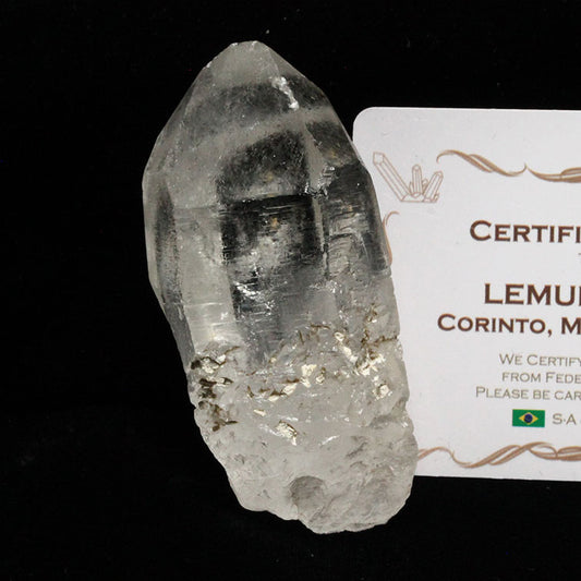レムリアンシード 水晶 原石 ブラジル ミナスジェライス州 コリント産 証明書付属 一点物 271-328