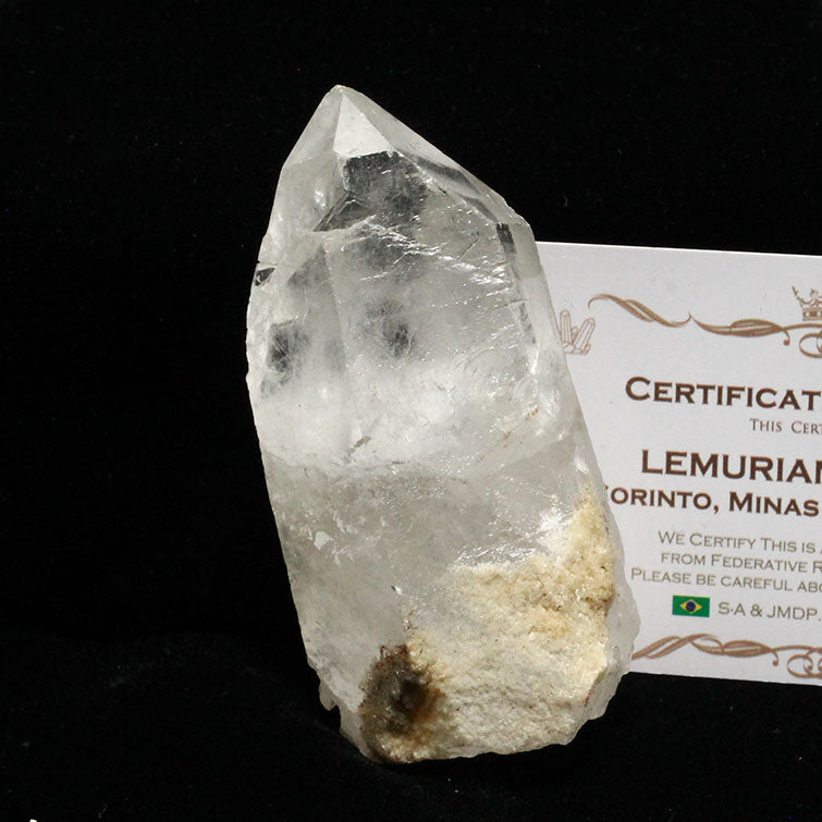 レムリアンシード 水晶 原石 ブラジル ミナスジェライス州 コリント産 証明書付属 一点物 271-329