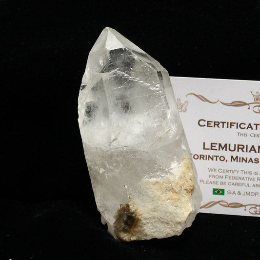 レムリアンシード 水晶 原石 ブラジル ミナスジェライス州 コリント産 証明書付属 一点物 271-329