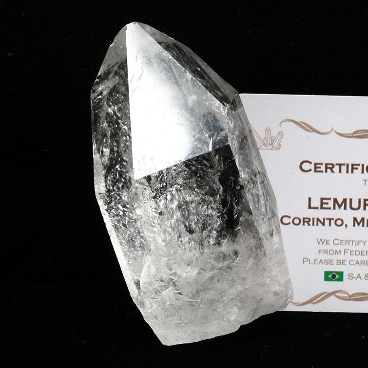 レムリアンシード 水晶 原石 ブラジル ミナスジェライス州 コリント産 証明書付属 一点物 271-382
