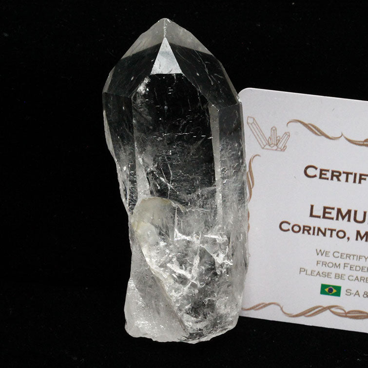 レムリアンシード 水晶 原石 ブラジル ミナスジェライス州 コリント産 証明書付属 一点物 271-403