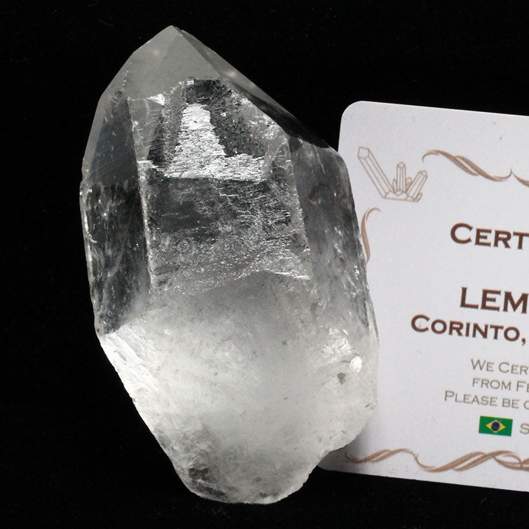 レムリアンシード 水晶 原石 ブラジル ミナスジェライス州 コリント産 証明書付属 一点物 271-425