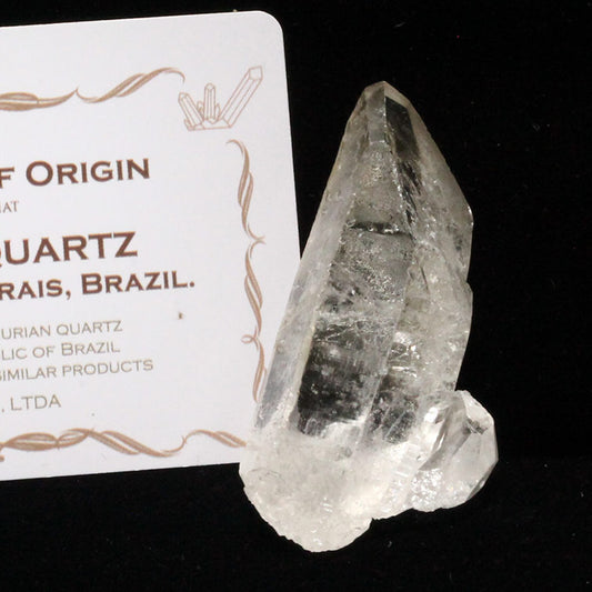 レムリアンシード 水晶 原石 セルフヒールド ブラジル ミナスジェライス州 コリント産 証明書付属 一点物 271-618