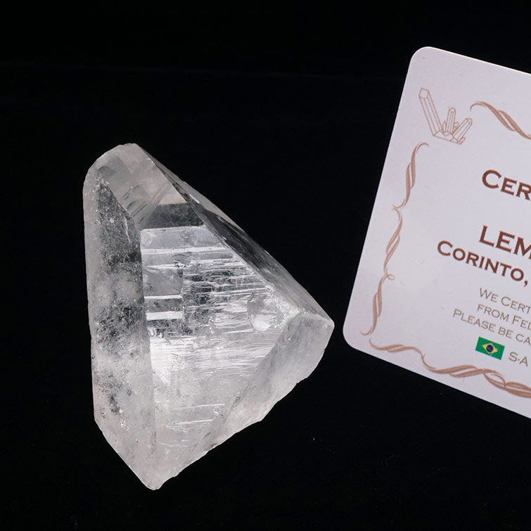 レムリアンシード 水晶 原石 虹入り セルフヒールド ブラジル ミナスジェライス州 コリント産 証明書付属 一点物 送料無料 271-660