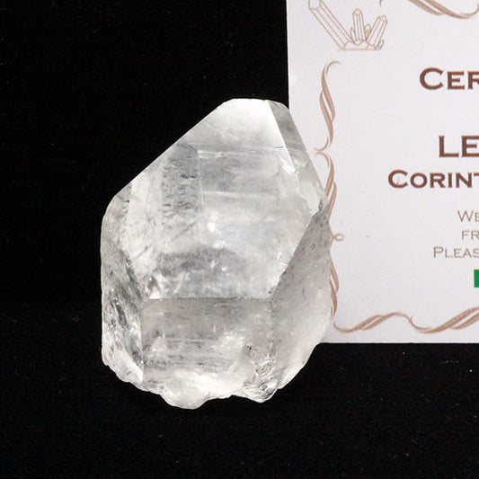 レムリアンシード 水晶 原石 ブラジル ミナスジェライス州 コリント産 証明書付属 一点物 271-767