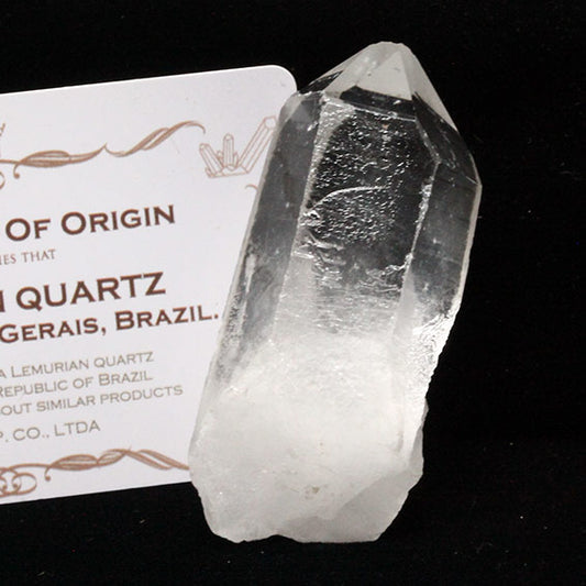レムリアンシード 水晶 原石 ブラジル ミナスジェライス州 コリント産 証明書付属 一点物 271-772