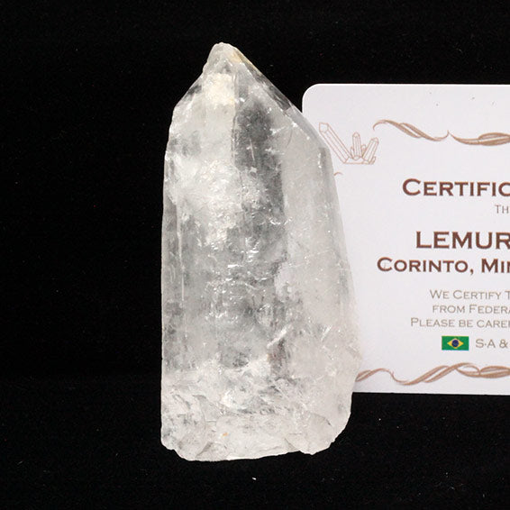 レムリアンシード 水晶 原石 ブラジル ミナスジェライス州 コリント産 証明書付属 一点物 271-773