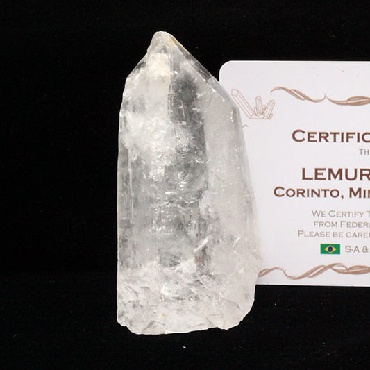 レムリアンシード 水晶 原石 ブラジル ミナスジェライス州 コリント産 証明書付属 一点物 271-773