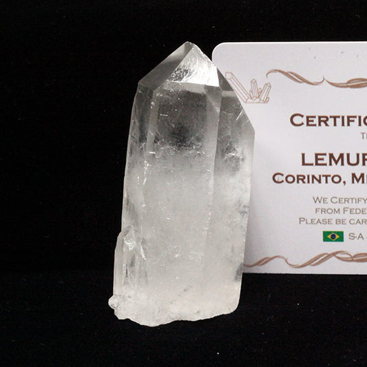 レムリアンシード 水晶 原石 ブラジル ミナスジェライス州 コリント産 証明書付属 一点物 271-774