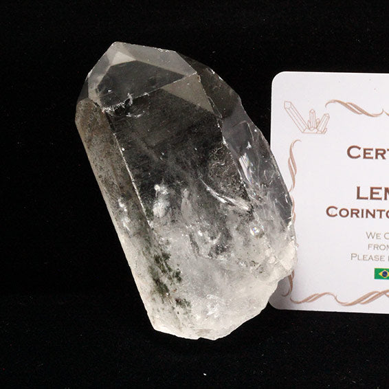 レムリアンシード 水晶 原石 ブラジル ミナスジェライス州 コリント産 証明書付属 一点物 送料無料 271-775