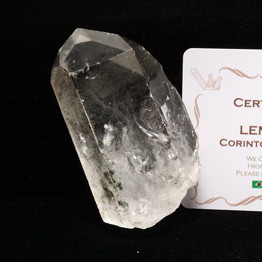 レムリアンシード 水晶 原石 ブラジル ミナスジェライス州 コリント産 証明書付属 一点物 送料無料 271-775