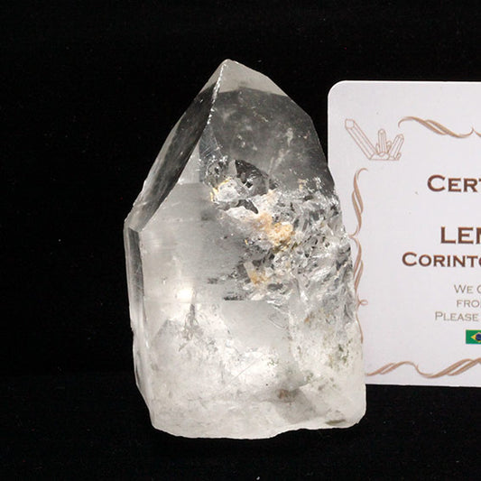 レムリアンシード 水晶 原石 ブラジル ミナスジェライス州 コリント産 証明書付属 一点物 送料無料 271-776