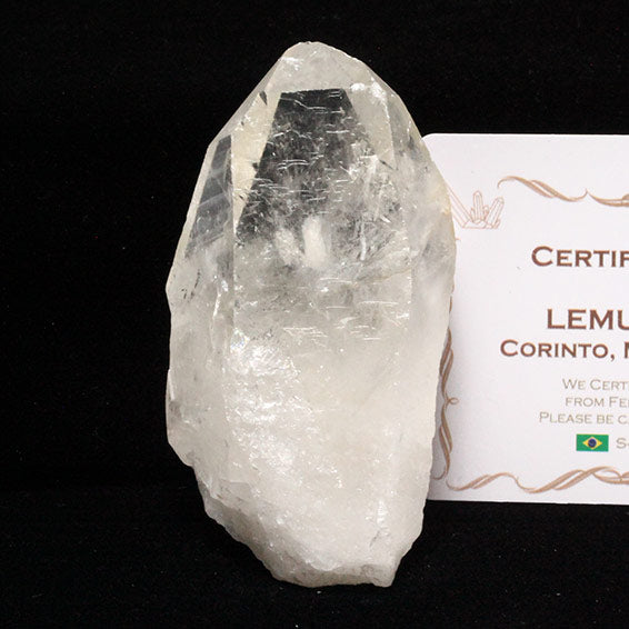 レムリアンシード 水晶 原石 ブラジル ミナスジェライス州 コリント産 証明書付属 一点物 271-777