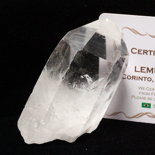レムリアンシード 水晶 原石 ブラジル ミナスジェライス州 コリント産 証明書付属 一点物 271-779