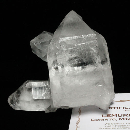 レムリアンシード 水晶 クラスター 原石 ブラジル ミナスジェライス州 コリント産 証明書付属 272-119