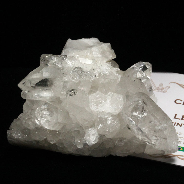 レムリアンシード 水晶 クラスター ブラジル ミナスジェライス州 コリント産 証明書付属 一点物 272-144