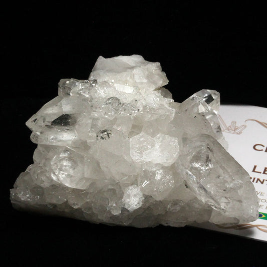 レムリアンシード 水晶 クラスター ブラジル ミナスジェライス州 コリント産 証明書付属 一点物 272-144