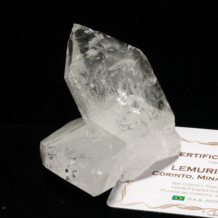 レムリアンシード 水晶 クラスター ブラジル ミナスジェライス州 コリント産 証明書付属 一点物 272-158