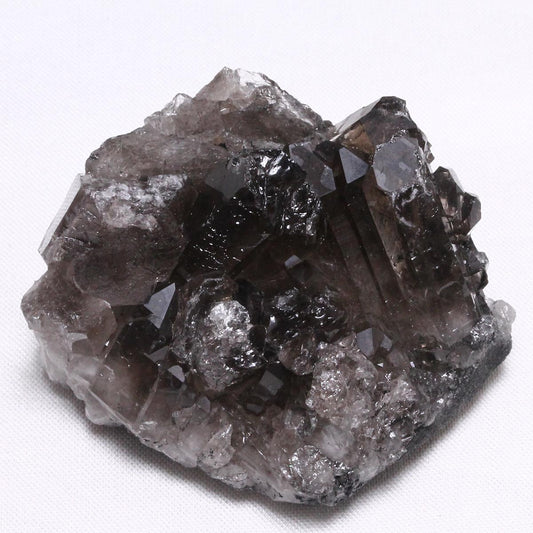 スモーキークォーツ クラスター ブラジル産 煙水晶 原石 一点物 272-318