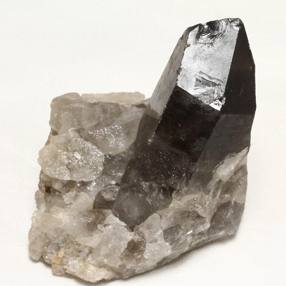 スモーキークォーツ クラスター ブラジル産 煙水晶 原石 一点物 272-323