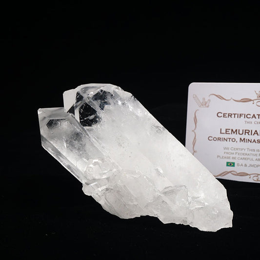 レムリアンシード クリスタル 水晶 原石 ブラジル ミナスジェライス州 コリント産 証明書付属 一点物 281-128