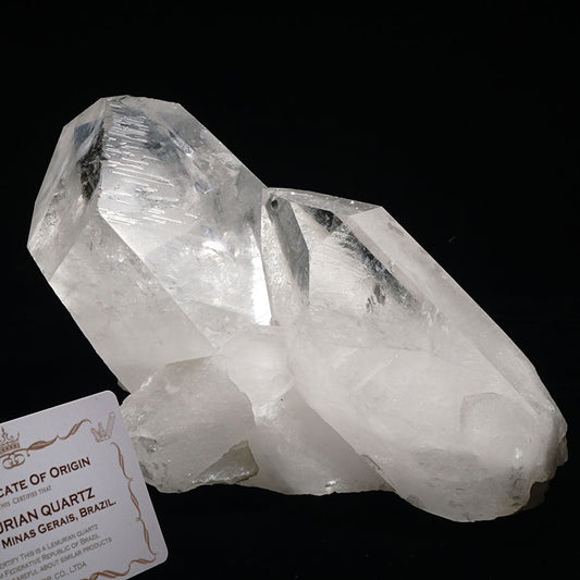 3.1Kg レムリアンシード クリスタル 水晶 原石 ブラジル ミナスジェライス州 コリント産 証明書付属 一点物 281-129