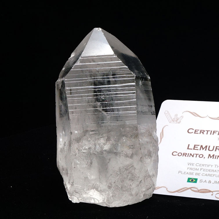 レムリアンシード 水晶 原石 ブラジル ミナスジェライス州 コリント産 証明書付属 一点物 281-130