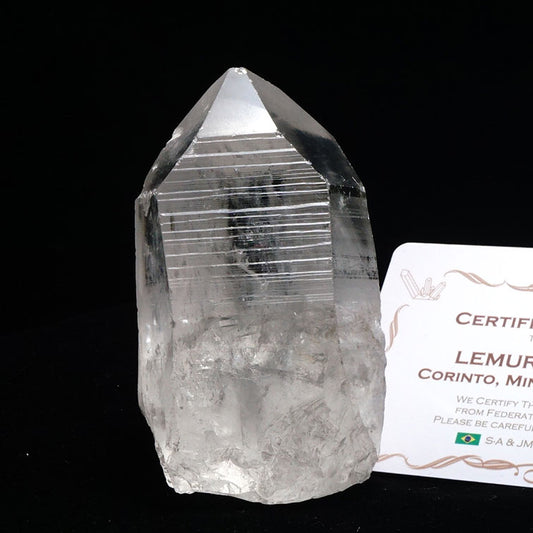 レムリアンシード 水晶 原石 ブラジル ミナスジェライス州 コリント産 証明書付属 一点物 281-130