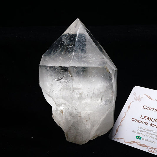 レムリアンシード 水晶 原石 ブラジル ミナスジェライス州 コリント産 証明書付属 一点物 281-135