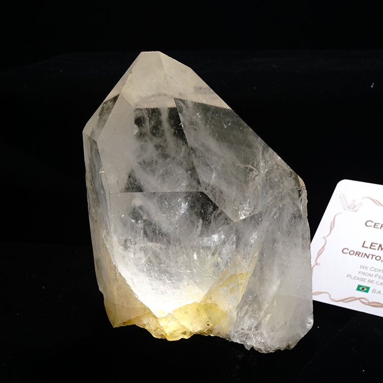レムリアンシード 水晶 原石 ブラジル ミナスジェライス州 コリント産 証明書付属 一点物 281-138