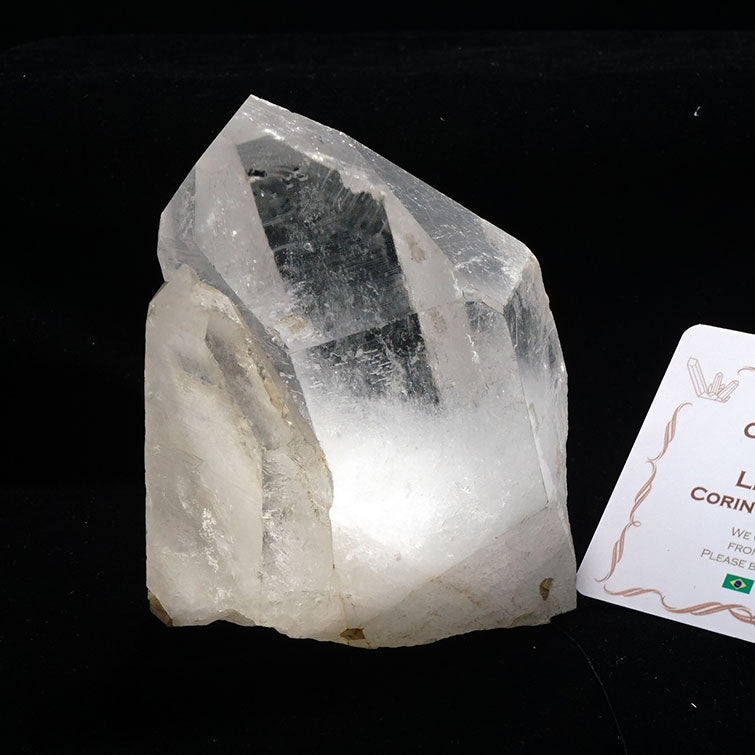 レムリアンシード 水晶 原石 ブラジル ミナスジェライス州 コリント産 証明書付属 一点物 281-139