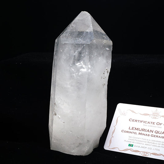 レムリアンシード 水晶 原石 ブラジル ミナスジェライス州 コリント産 証明書付属 一点物 281-140