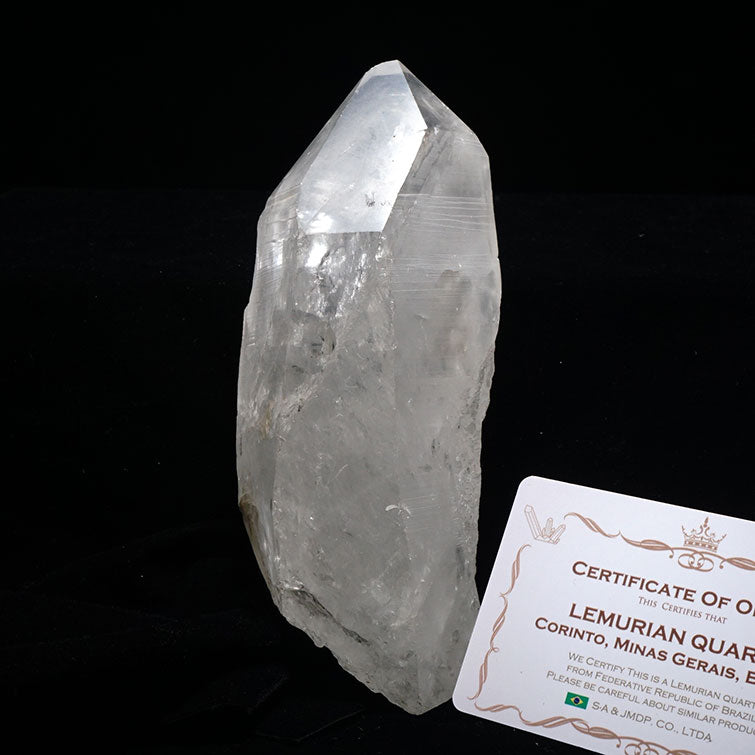 レムリアンシード 水晶 原石 ブラジル ミナスジェライス州 コリント産 証明書付属 一点物 281-142